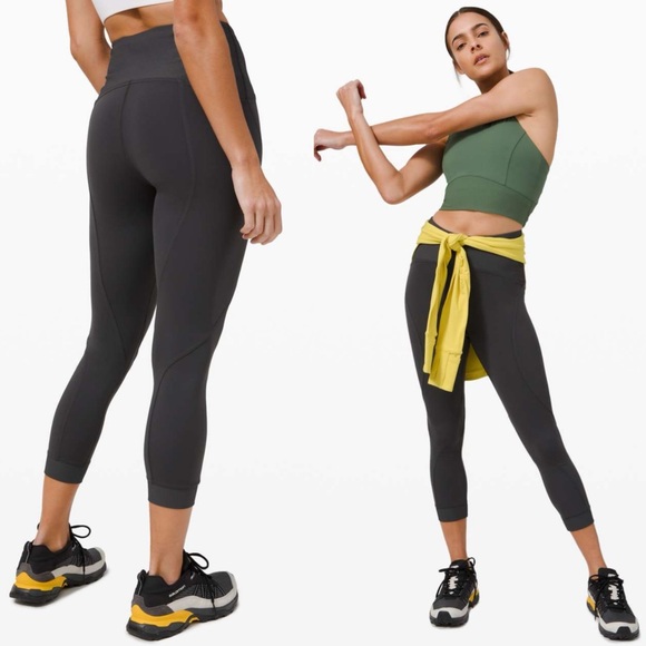 Lululemon Train Free High-Rise Crop 23" Leggings Graphite Grey - Picture 10 of 10